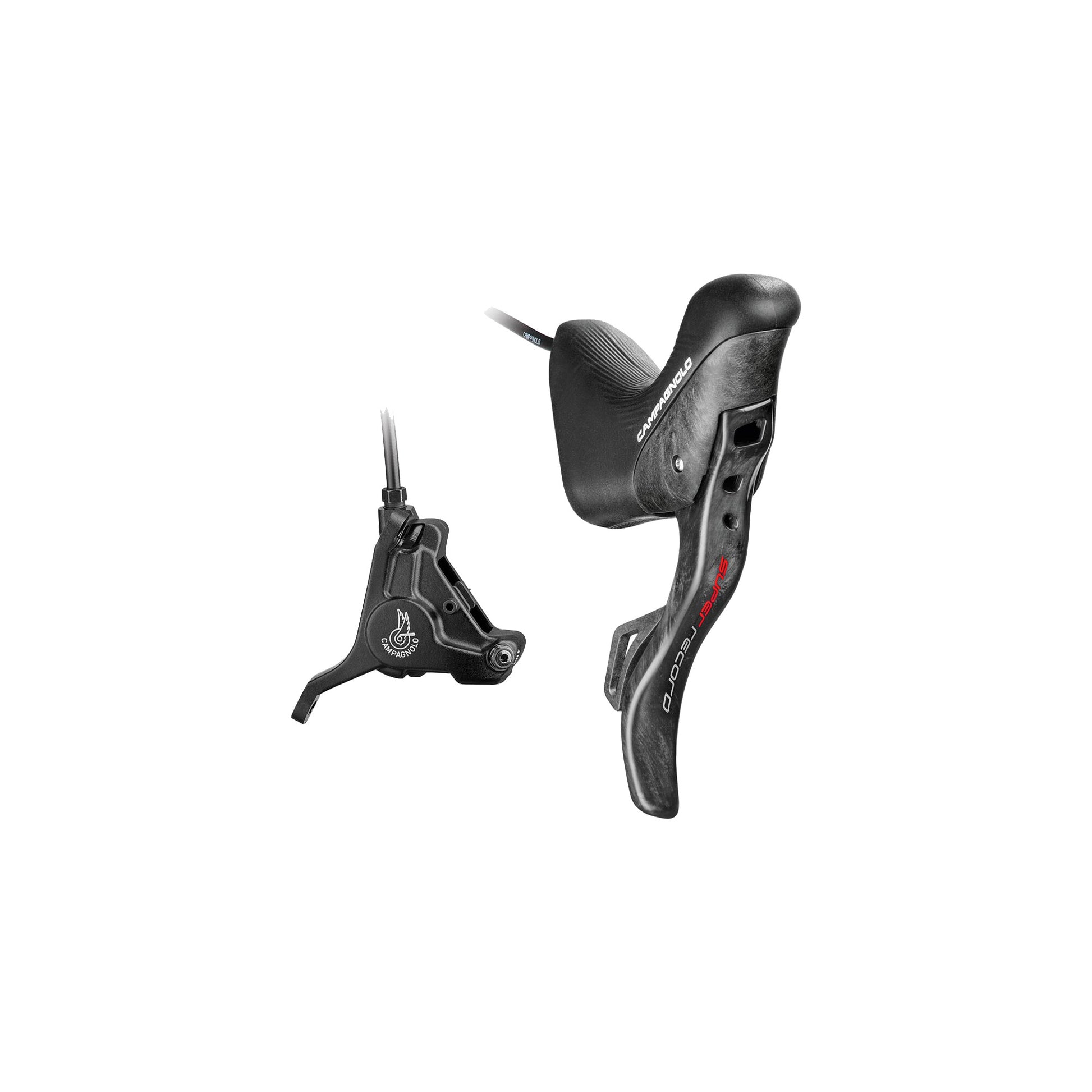 Super Record EPS 12S Right Hydraulic Lever/Front 160 Caliper