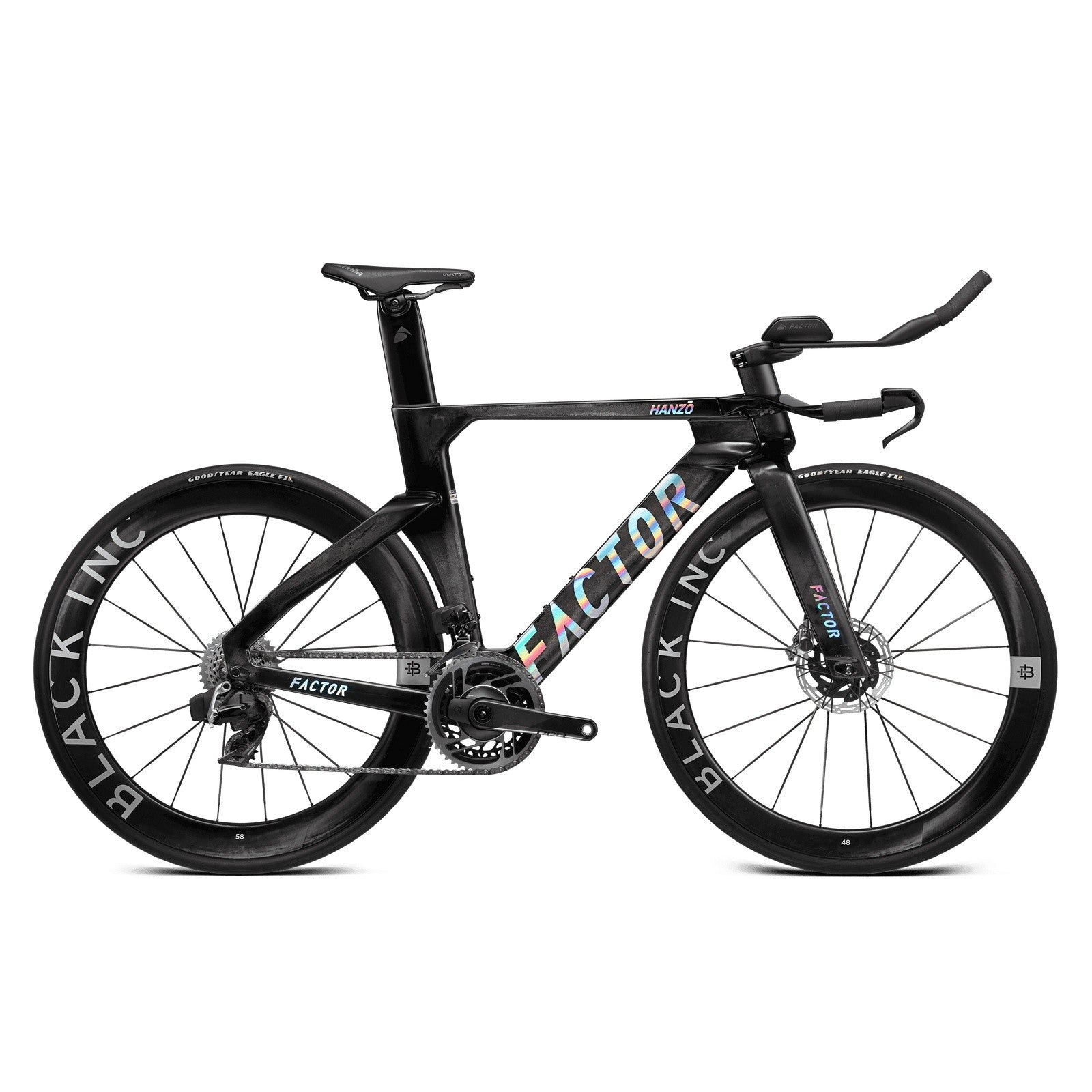 HANZO Force AXS Black Inc 48/58 TT/Triathlon Bike