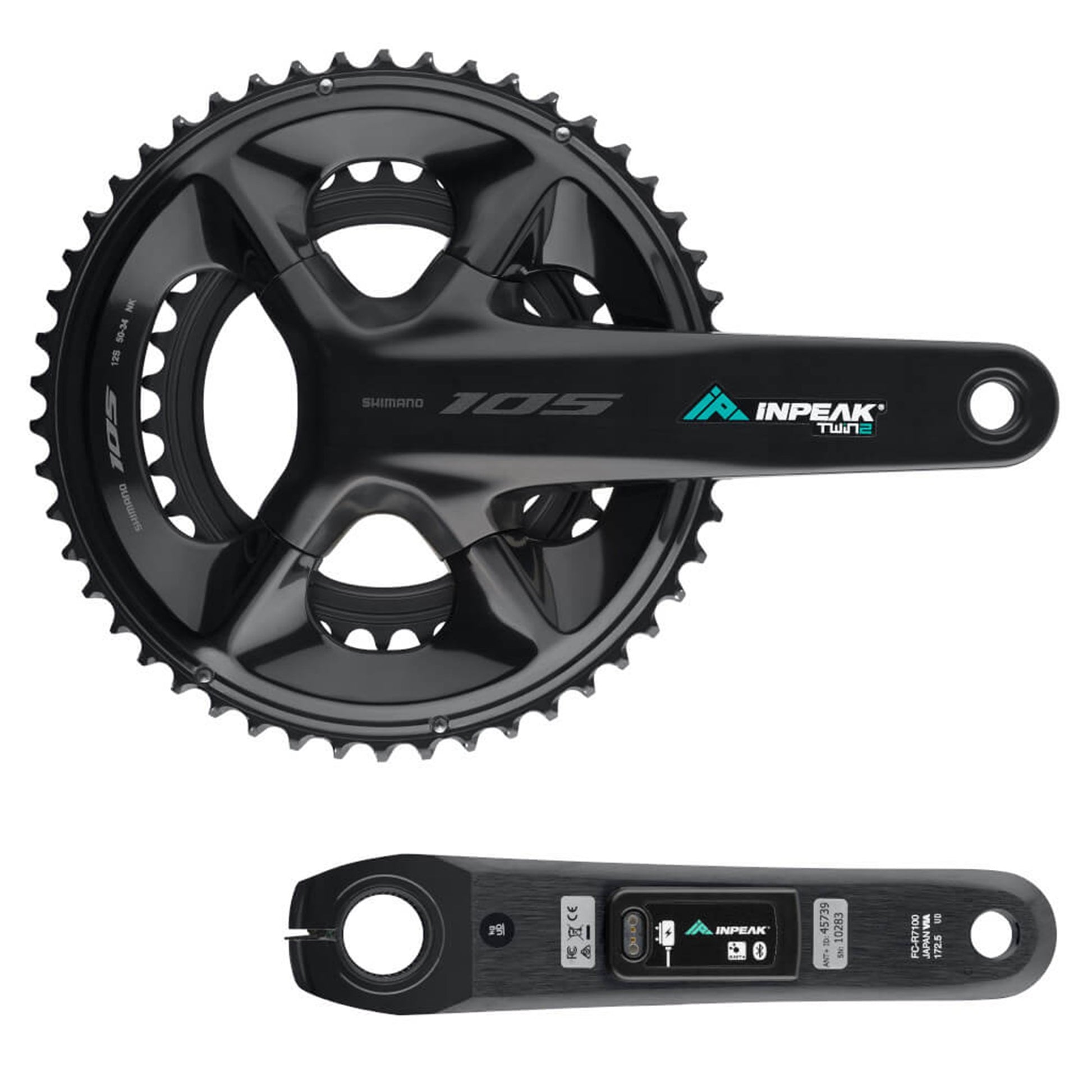 TWiN2 105 R7100 Dual Power Meter Chainset