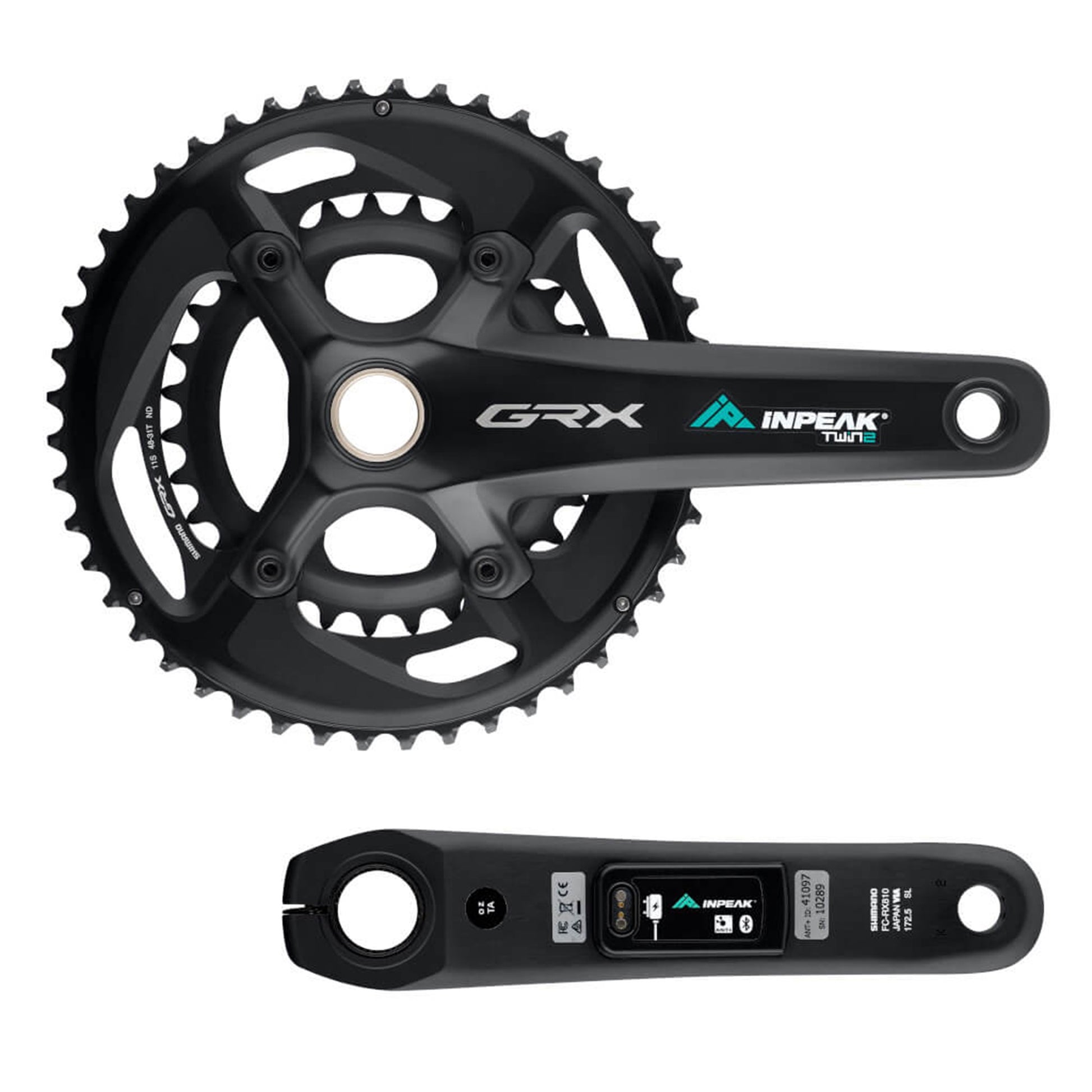TWiN2 GRX RX820 Dual Power Meter Chainset