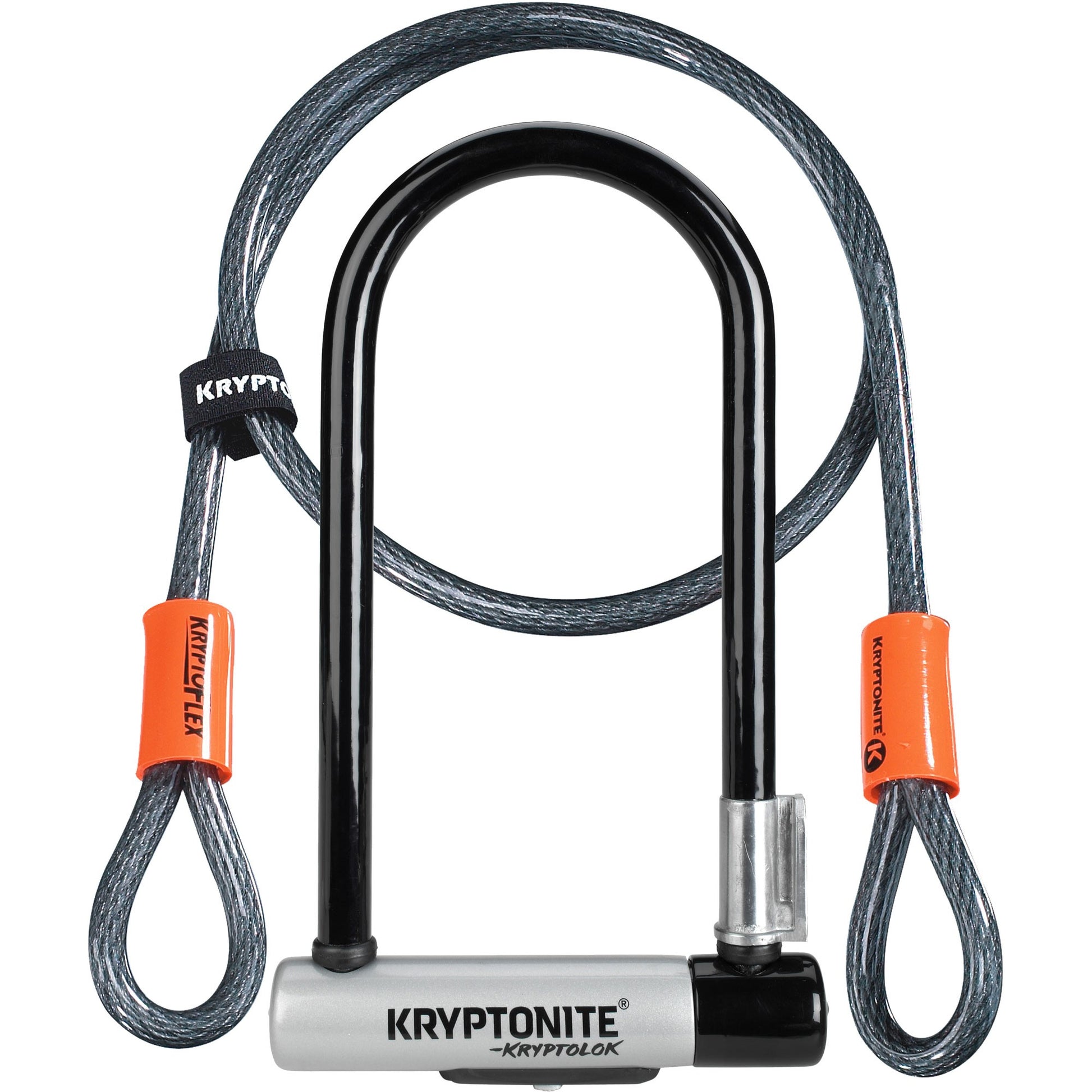 KryptoLok Mini U-Lock + FlexFrame Bracket Sold Secure Gold