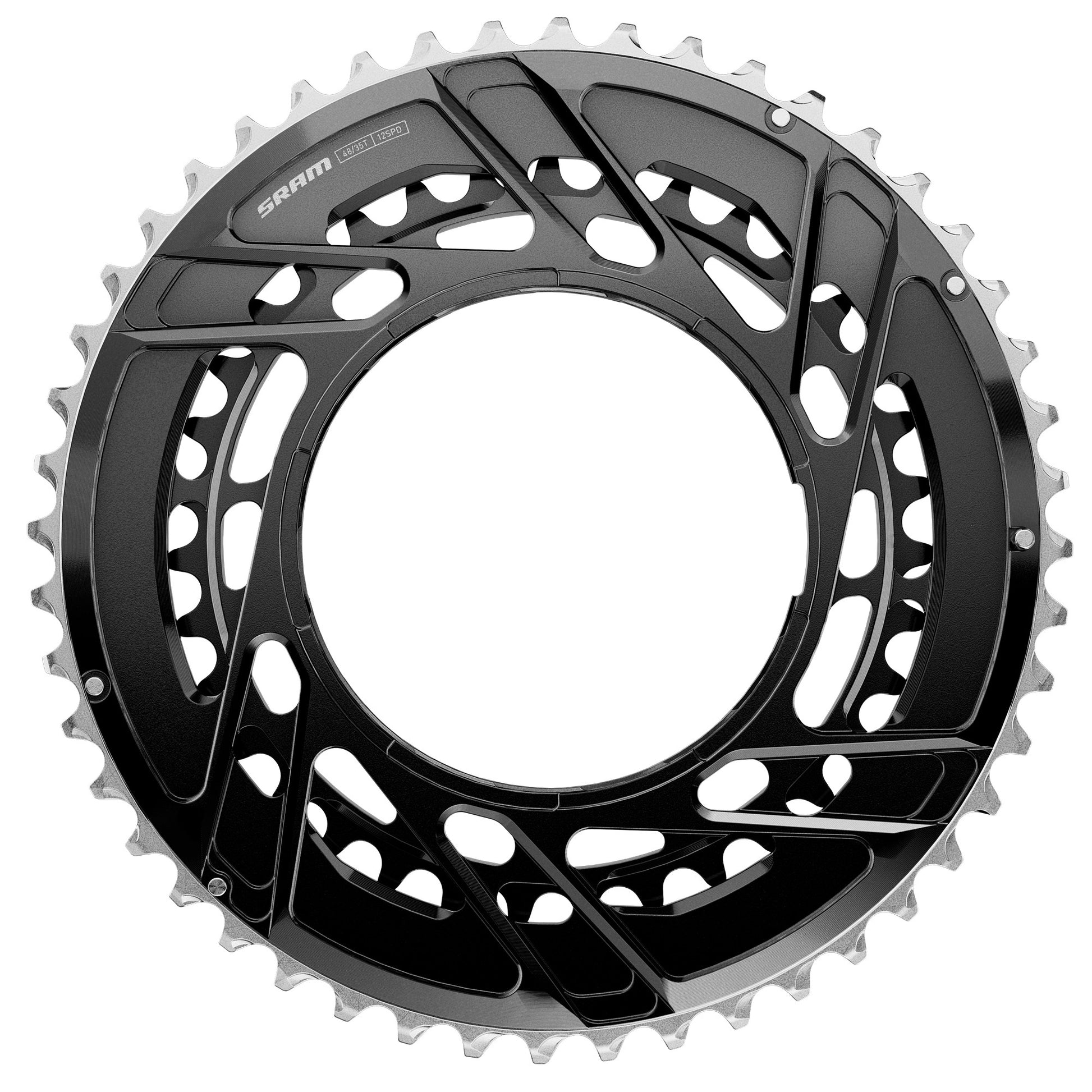 Force 2x E1 Threaded Chainring Set For Powermeter