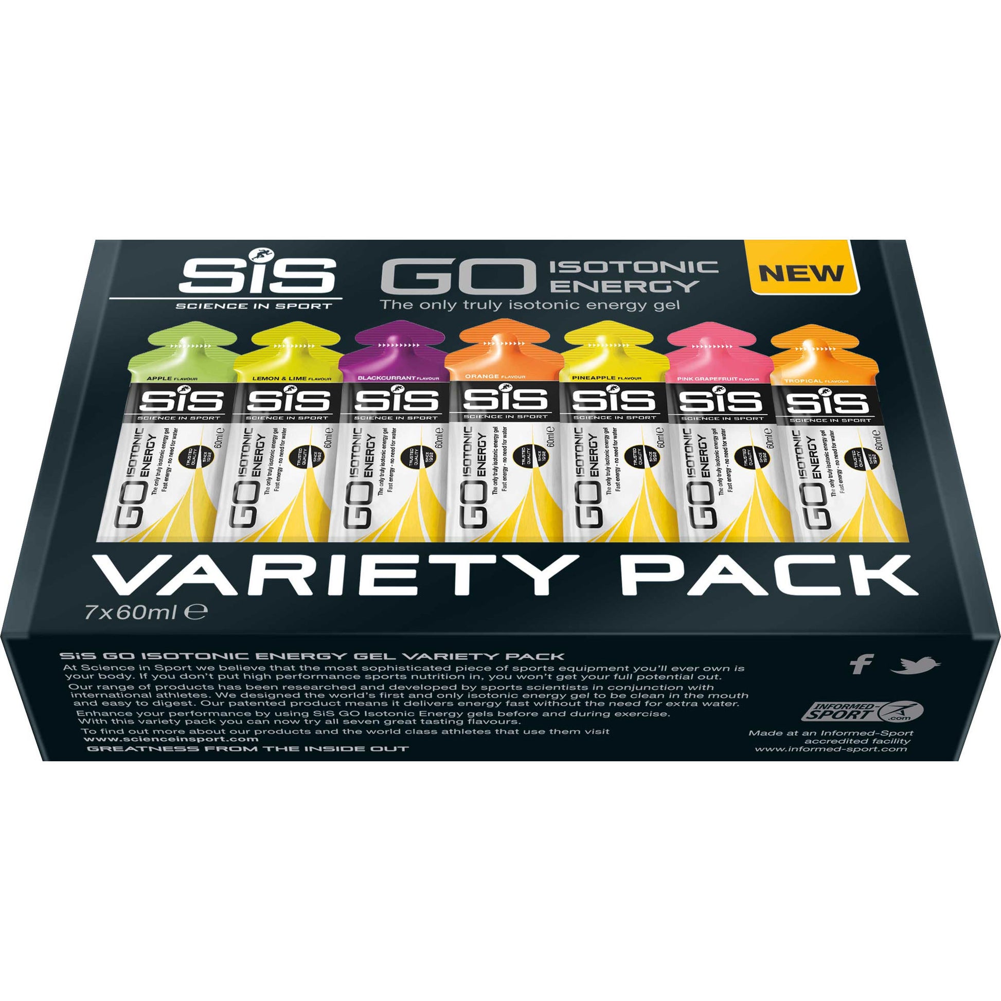 Go Isotonic Gel 60ml Variety Pack