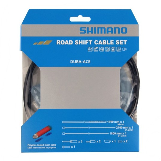 Dura-Ace 9000 Road Gear Cable Set with Polymer Coated Cables